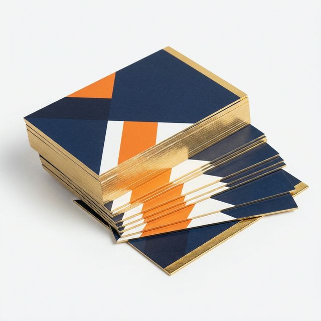 Premium business cards with spot UV